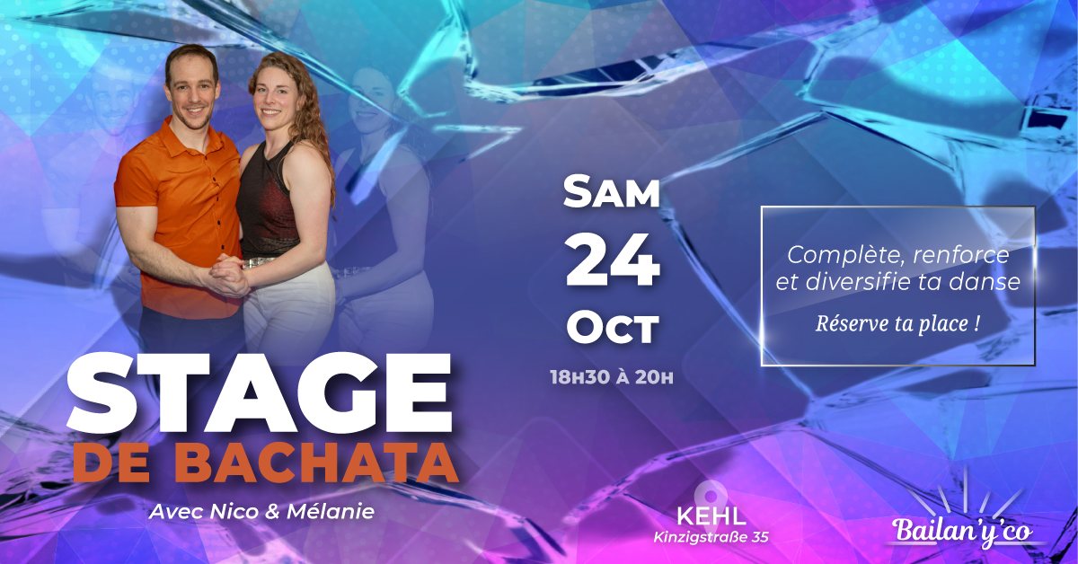Stage Bachata en couple solidaire [Bailan’y’co] à La Cita, Kehl, le 24 octobre 2026